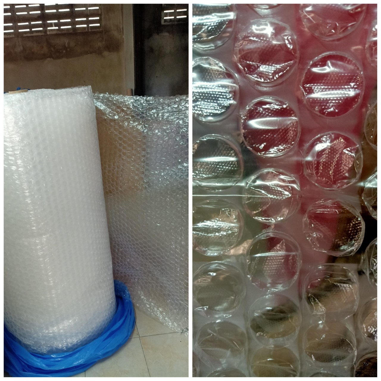 AIR BUBBLE ROLL 1.30 x 50 M แอร์บับเบิ้ลเม็ดฟองอากาศ 1 นิ้ว ขนาด 1.30 x 50 M สีใส
