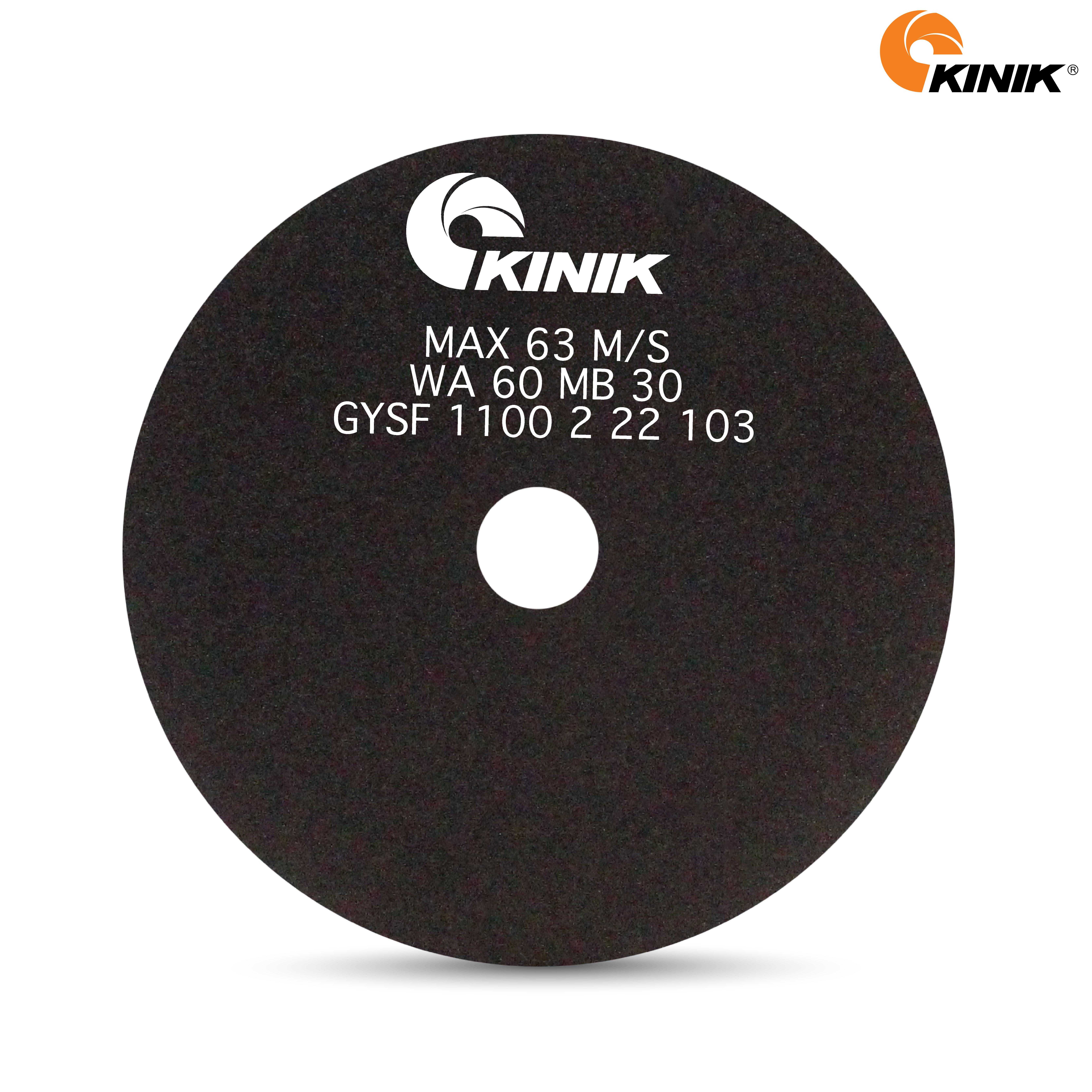 แผ่นตัดบาง KINIK WA60MB30 150x1x19.05 mm.