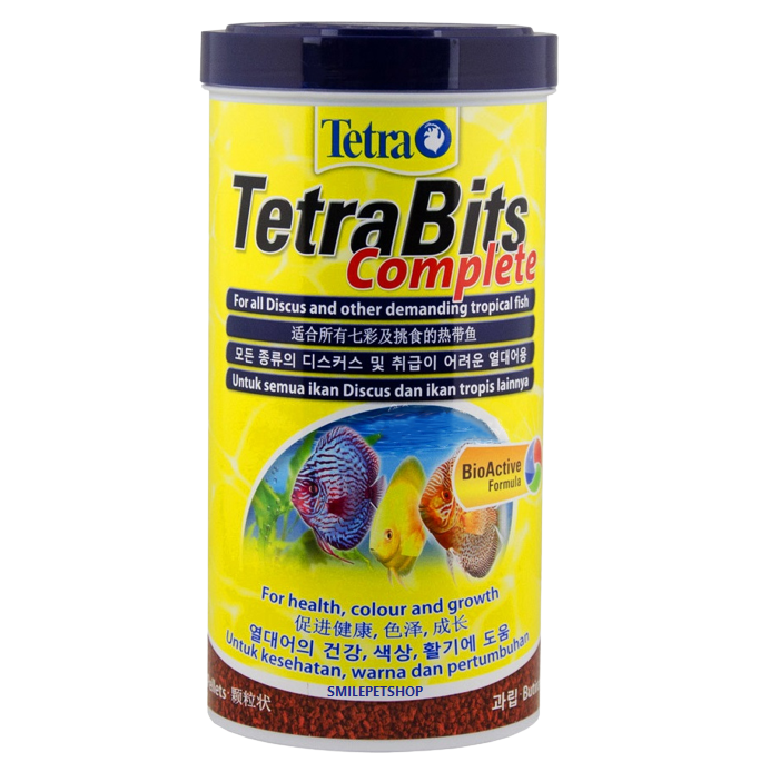 Tetra Bits Complete (อาหารปลาสวยงามจากเยอรมัน ชนิดเม็ดจมน้ำ เร่งสี เร่งโต ไม่ทำให้น้ำขุ่น)