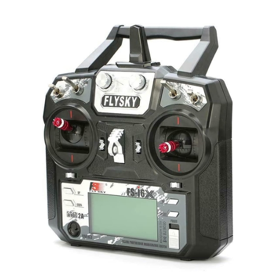 Flysky FS i6X 10CH 2.4GHz AFHDS RC Transmitter พร้อมรีซีฟ FS-iA6B หรือ FS-iA10B รีโมทใช้ดีบินไกล ราคาประหยัด ฟังชั่นครบๆ หน้าจอดิจิตอล