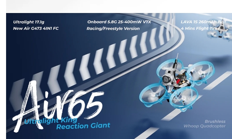 Betafpv Air65 Brushless Whoop Quadcopter โดรนจิ๋ว ขนาด 65mm ตัวแรง