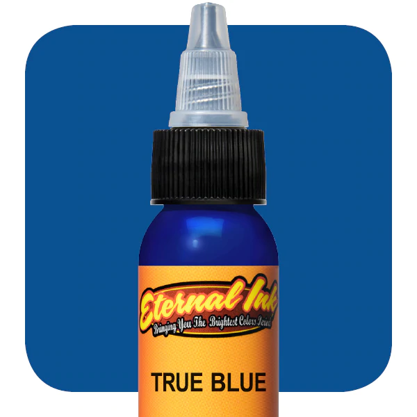 สีสักอีเทอนอล เฉดสีฟ้าน้ำเงิน Blue Eternal Ink
