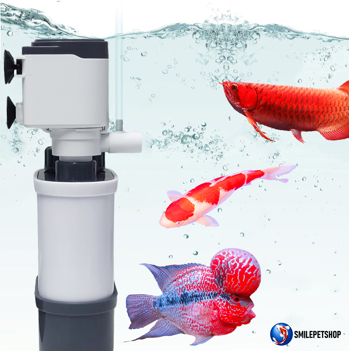 SOBO Internal UV Filter AQ-5w,AQ-7w,AQ-9w(กรองในตู้พรอ้มUV กรองน้ำได้ใสสะอาด UVฆ่าเชื้อโรค กำจัดตะไคร่ ลดปัญหาปลาป่วย)