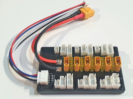 1-3S 1-6ก้อน XT30 Parallel Charger Board (with XT60 input connector)