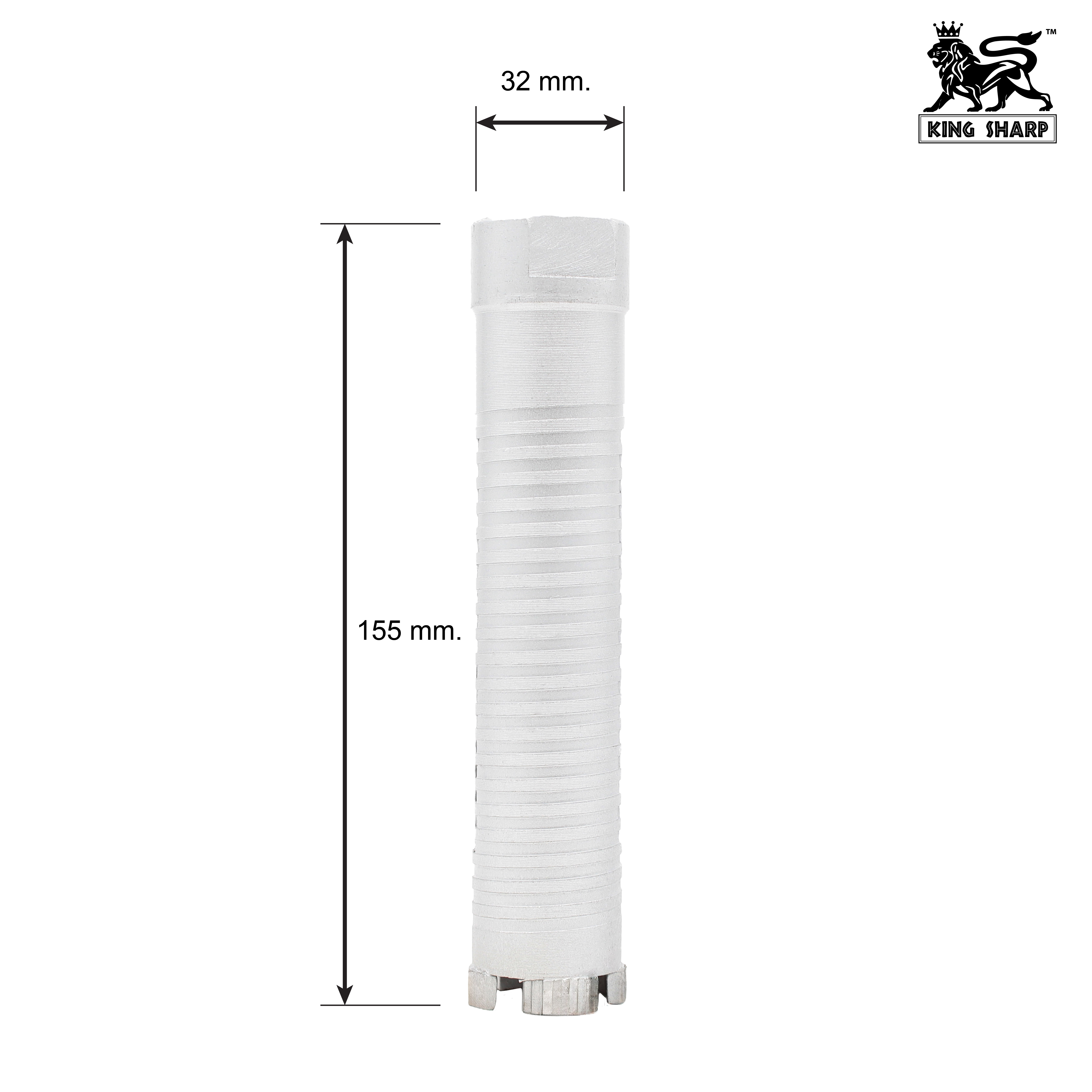 เพชรเจาะคอนกรีต KINGSHARP (P) 32x155 mm.M22