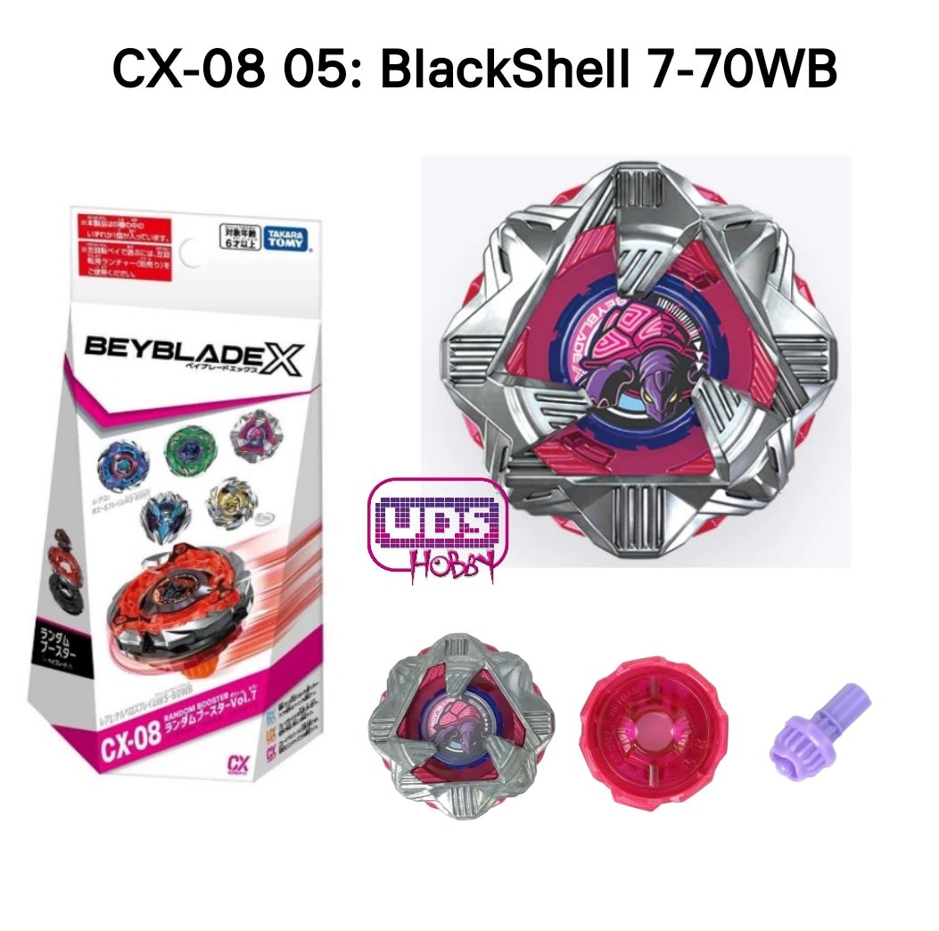 Takara Tomy ของแท้!! Beyblade X CX-08 CerberusFlame Select Booster Vol 7 [เลือกตัว]