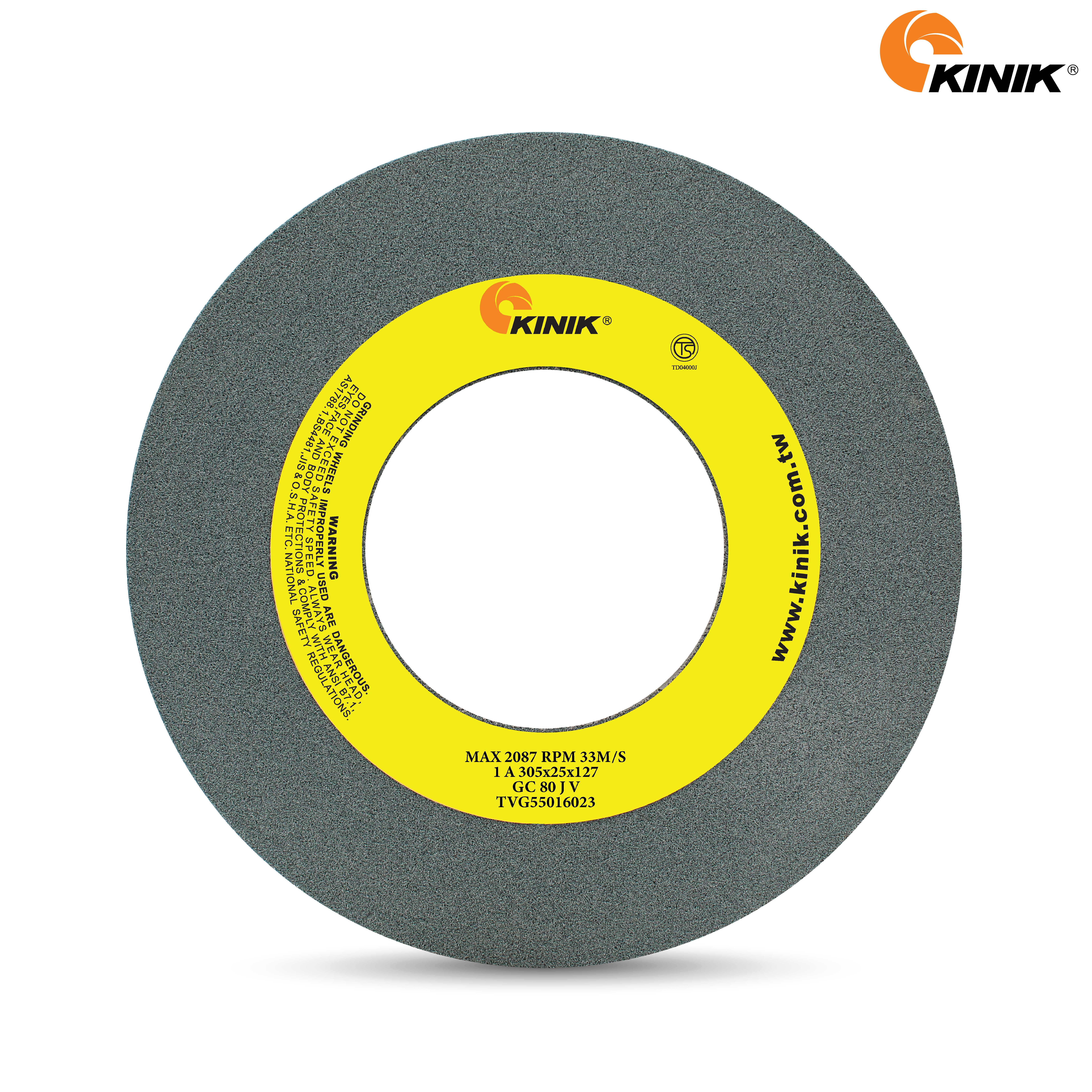 หินเจียร KINIK GC80JV1A 305x25x127 mm.