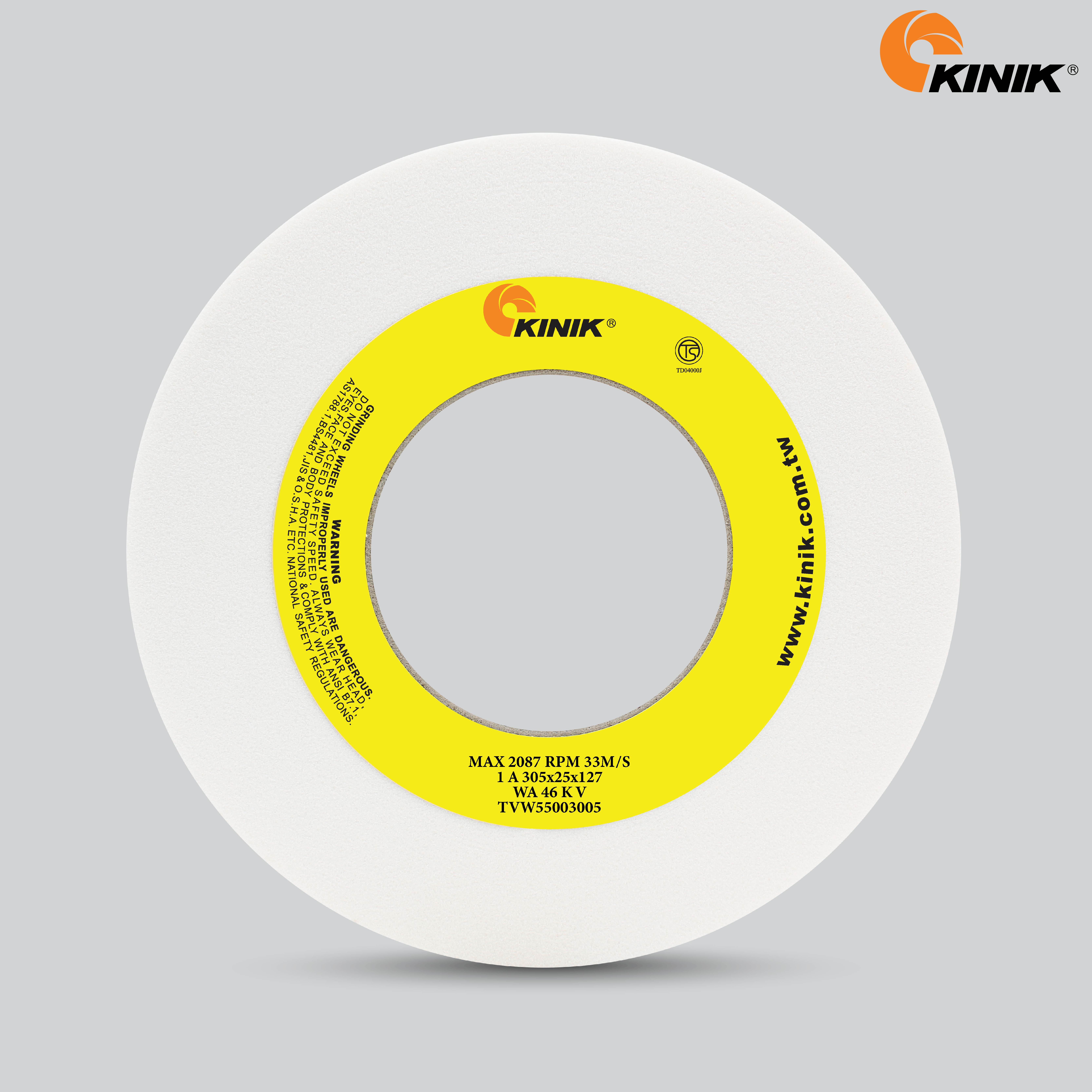 หินเจียร KINIK WA46KV1A 305x25x127 mm.