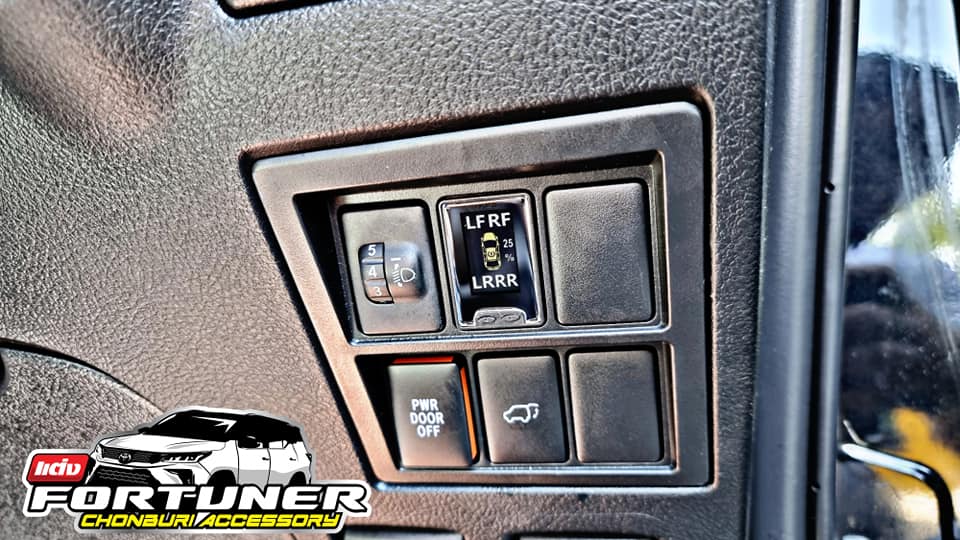 ไฟเตือนลมยาง ของรถญี่ปุ่นและรถยุโรป โตโยต้า ฟอร์จูนเนอร์