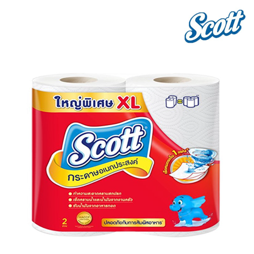 8888336032108 สก๊อตต์ กระดาษอเนกประสงค์ 2 ม้วน XL