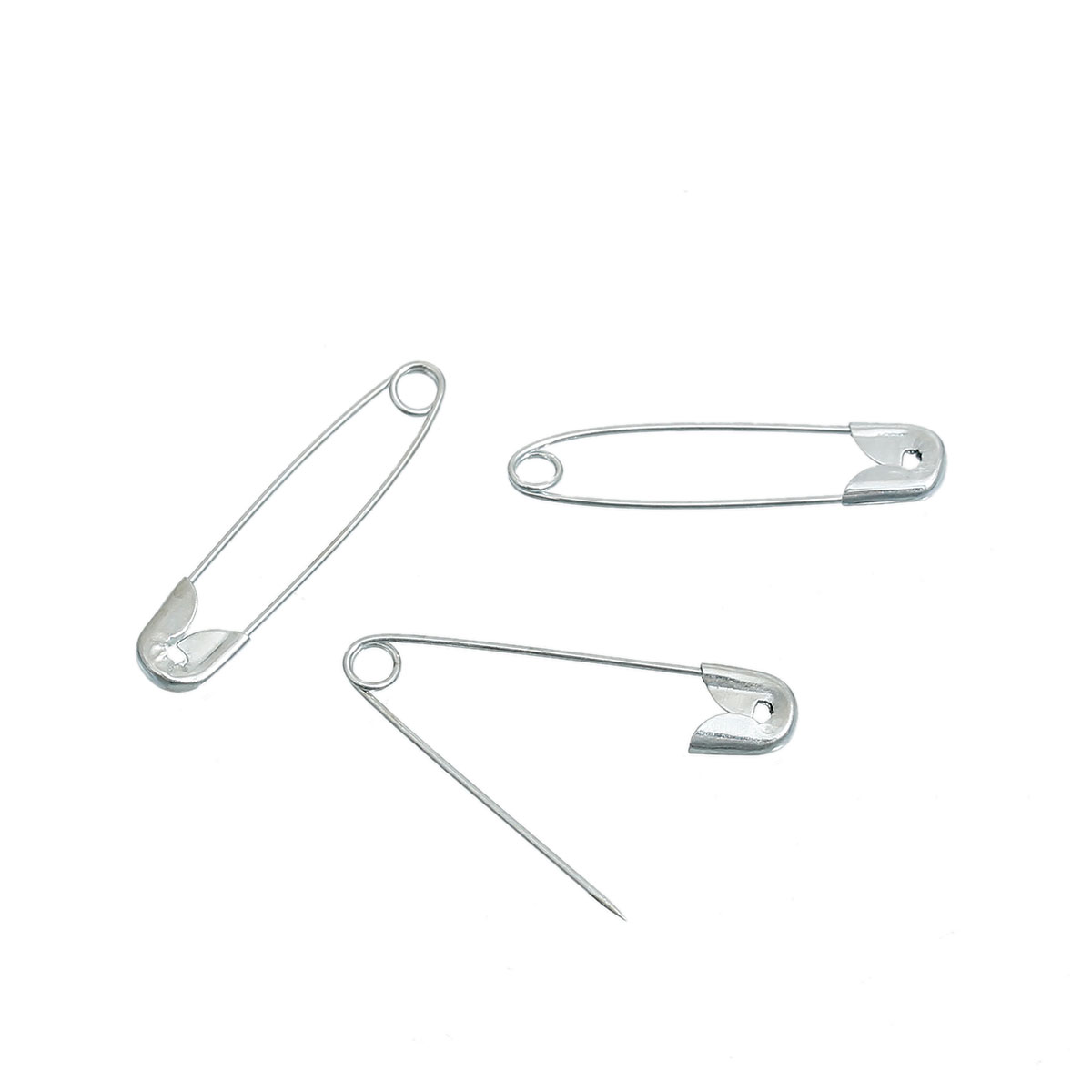 เข็มกลัด ซ่อนปลาย กล่องน้ำเงิน พร้อมส่ง