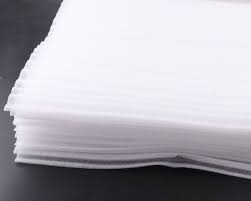 EPE FOAM SHEET แผ่นโฟมบางกันรอย ขนาด 17 x 26cm หนา 1 มม ราคา 0.80บาท/แผ่น(บรรจุ1000แผ่น/แพ็ค)
