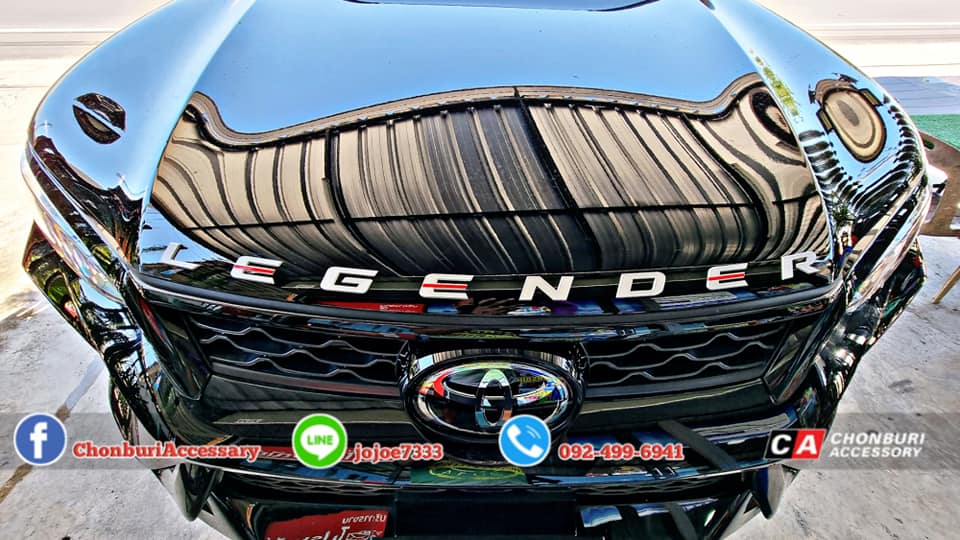 ตัวอักษรฝากระโปรงหน้ารีเจนเดอร์Legender 2022 โตโยต้า ฟอร์จูนเนอร์