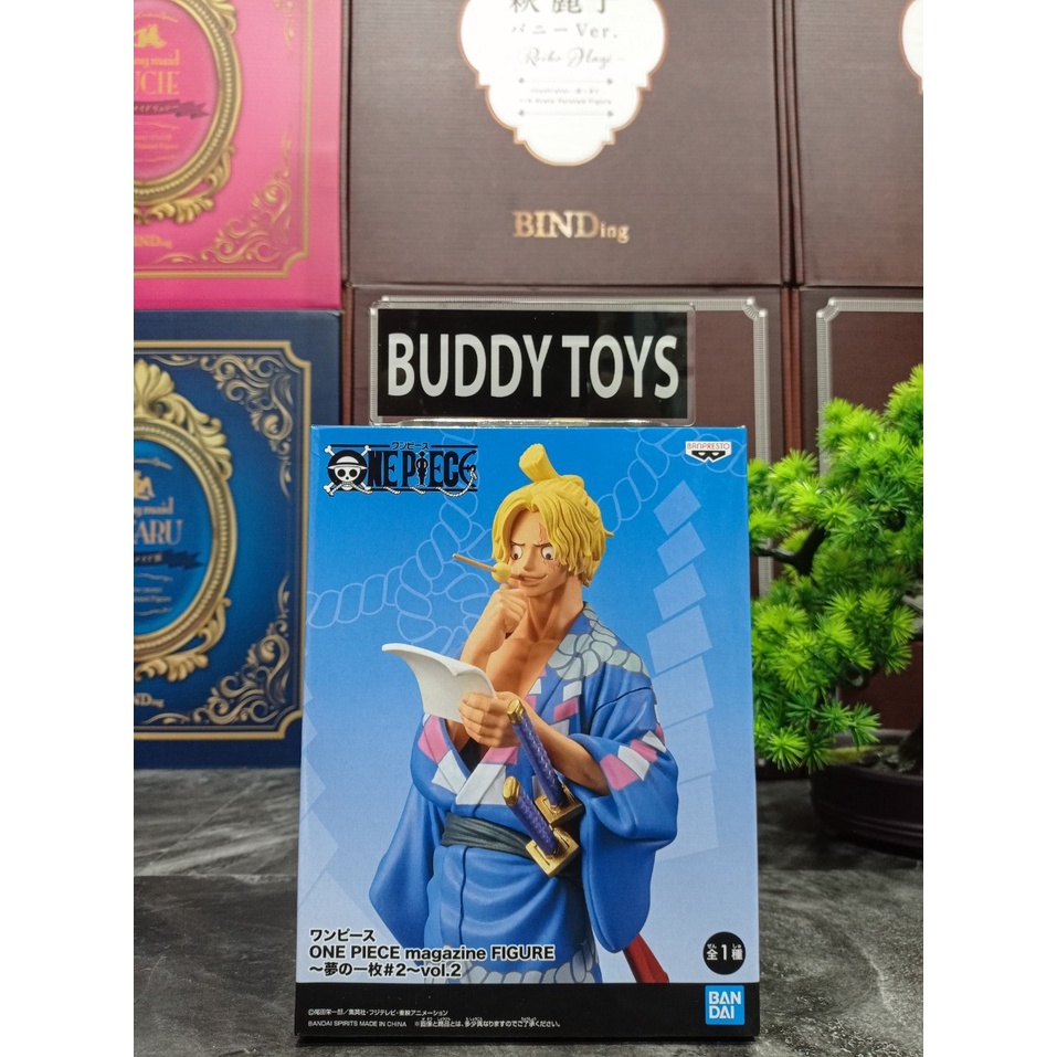 [ Figure แท้ ] Lot JP #แมวทอง One Piece - Magazine Figure Portgas.D.ACE & SABO คู่ [ Banpresto ]