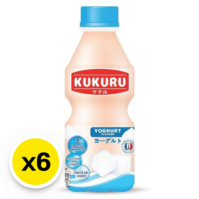 8850624230787 คูคูรุ เครื่องดื่มโยเกิร์ตและวุ้นมะพร้าว รสออริจินัล 250 มล.