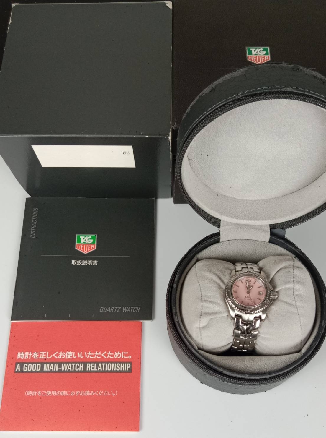 24.TAG Heuer Link Mother of Pearl Link Watch WT141M BA0560 พร้อมกล่องแท้+คู่มือ ใบรับประกัน