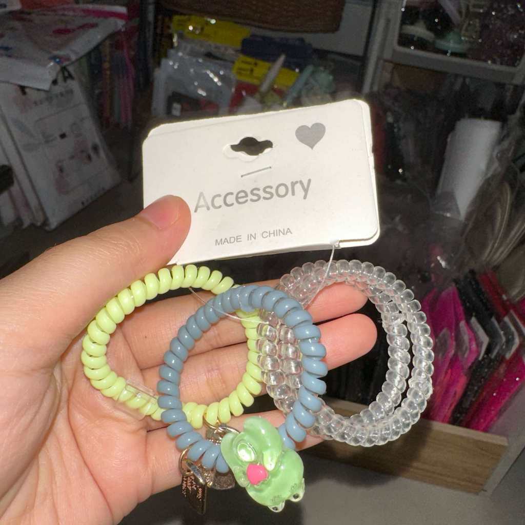 หยังยางรัดผม หนังยางมัดผม แบบหนายึดหยุ่นสูง