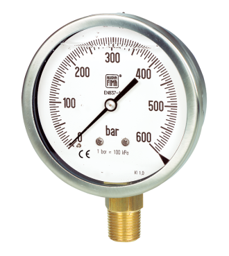 เกจวัดแรงดัน NUOVA FIMA Pressure Gauge MGS10 DS100A DN100 ( 100mm , 4" )