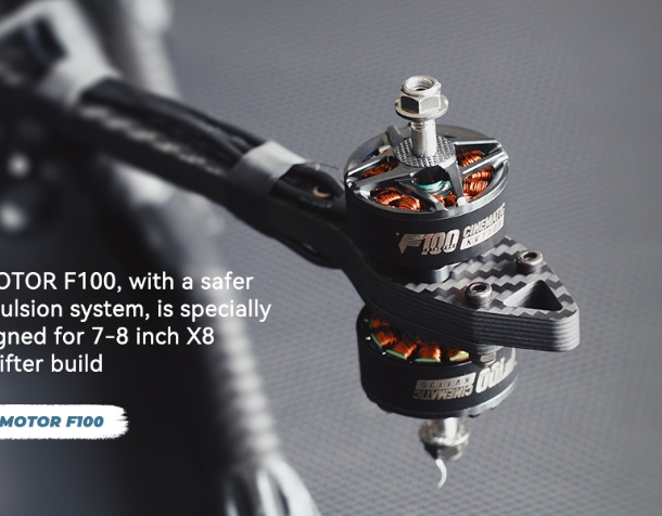 T-Motor F100 2810 LR Cinematic Motor - 1100KV/1350KV 1ชุด 4ตัว