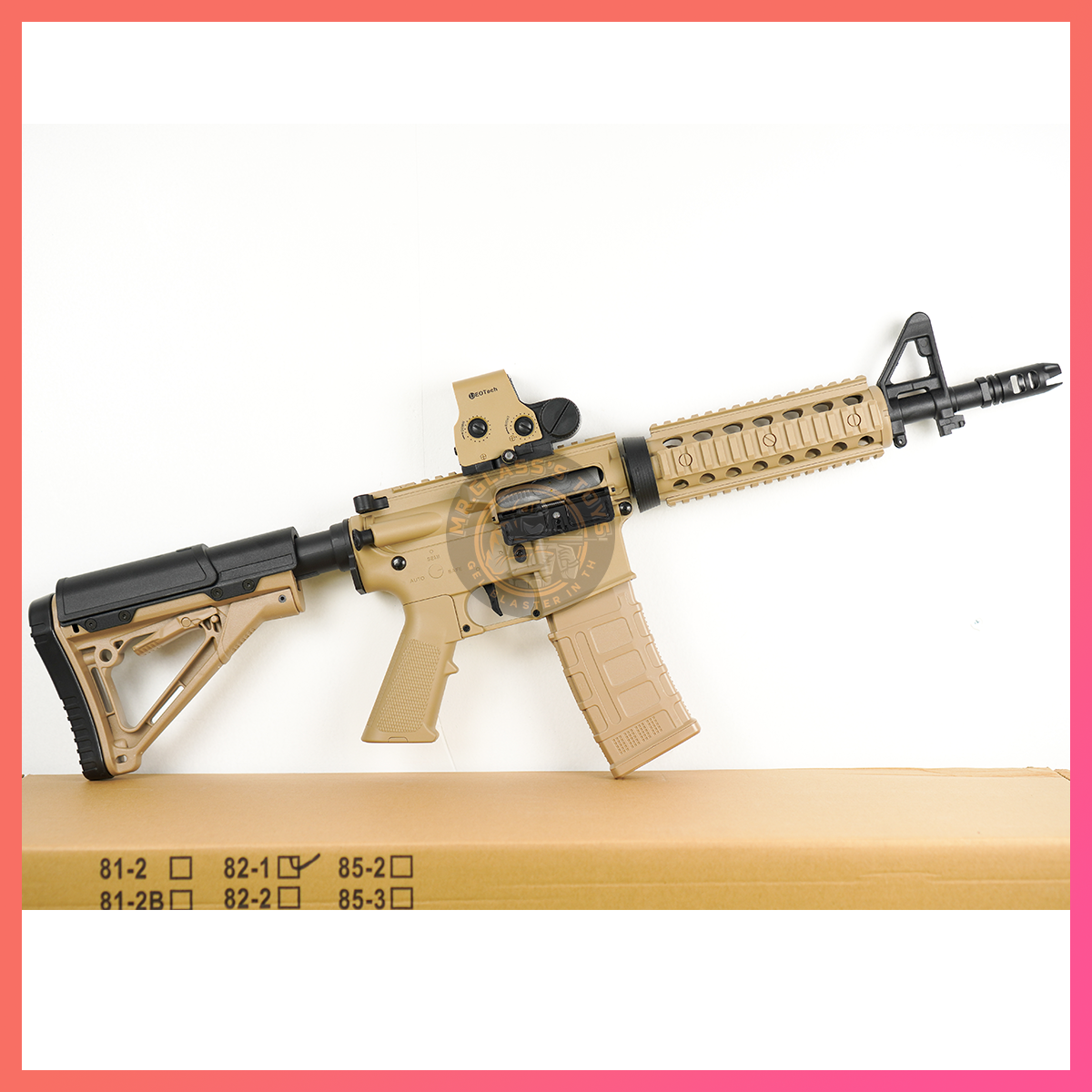 (44SAL)M4A1 (Bohan) สีทราย เฟืองเหล็ก 260FPS+ ยิงรัวได้ ยิงSEMI(ทีละนัด)ได้