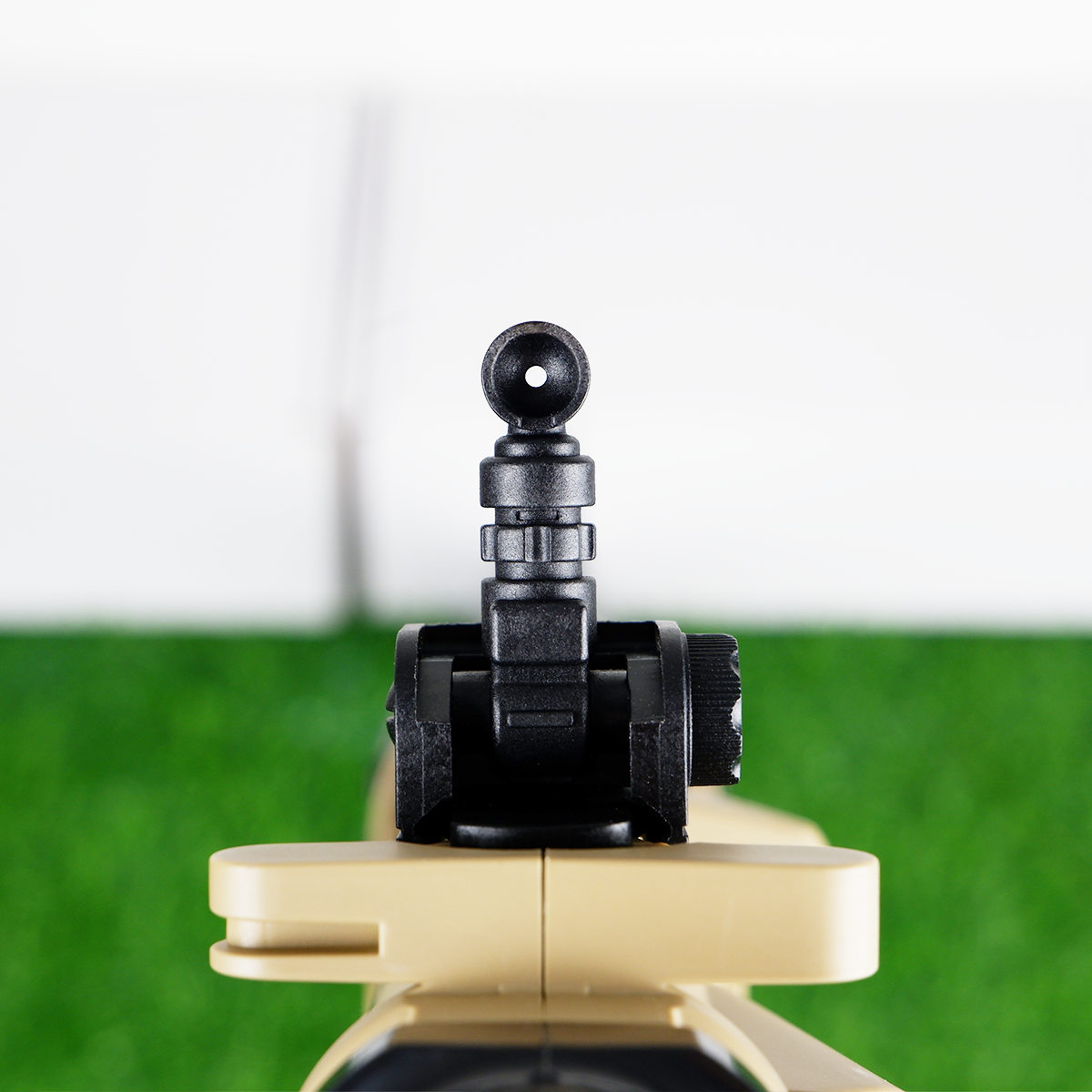 (48)M4A1 สีทราย 170FPS ปืนเจลไฟฟ้า ของเล่น ยิงรัวได้ Semi Auto ได้