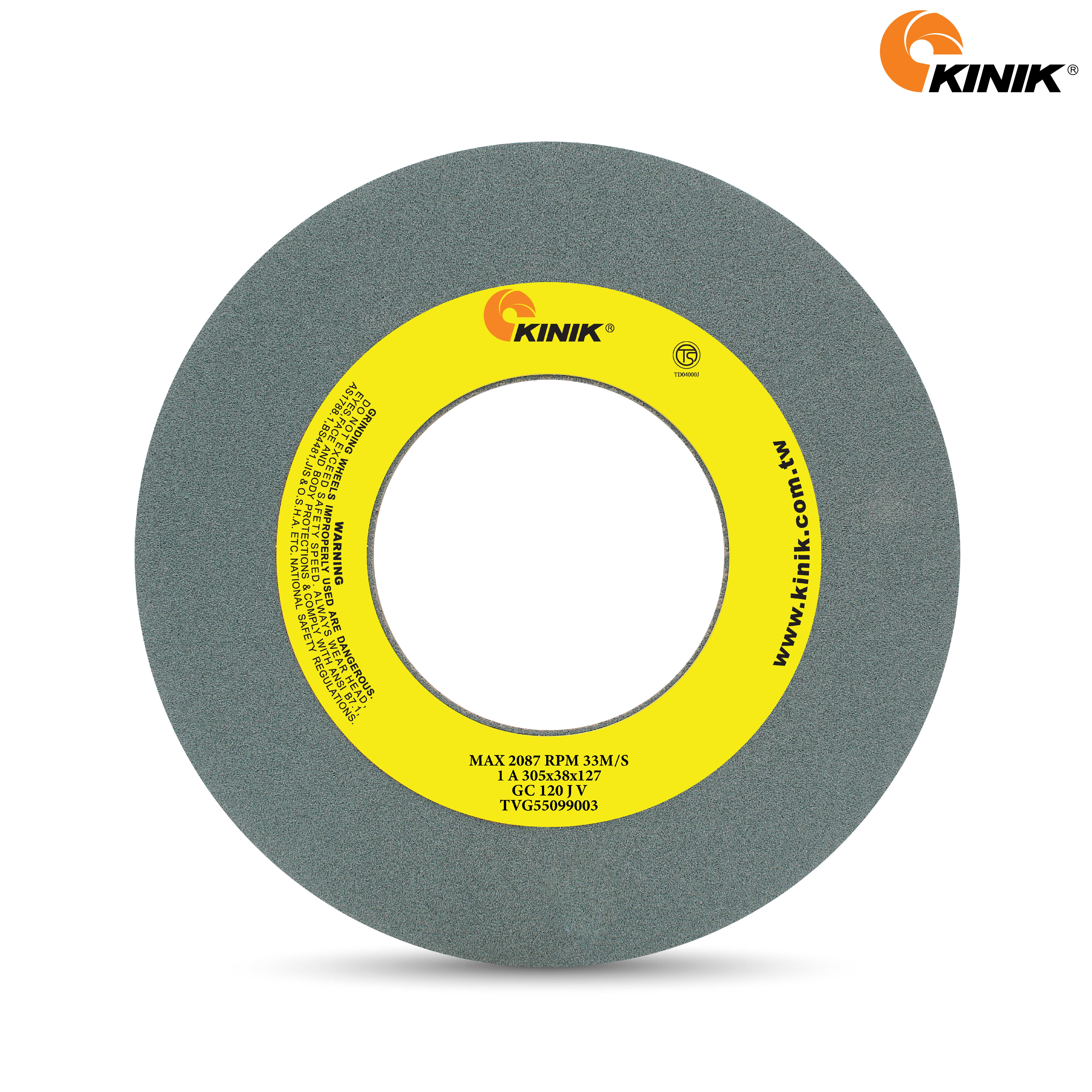 หินเจียร KINIK GC120JV1A 305x38x127 mm.