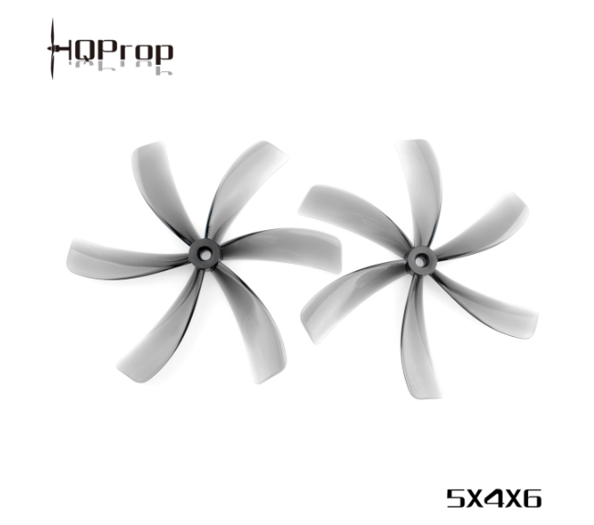 HQProp 5X4X6 Light Grey Propใบพัดโดรน 5นิ้ว 1ถุง 4ใบ