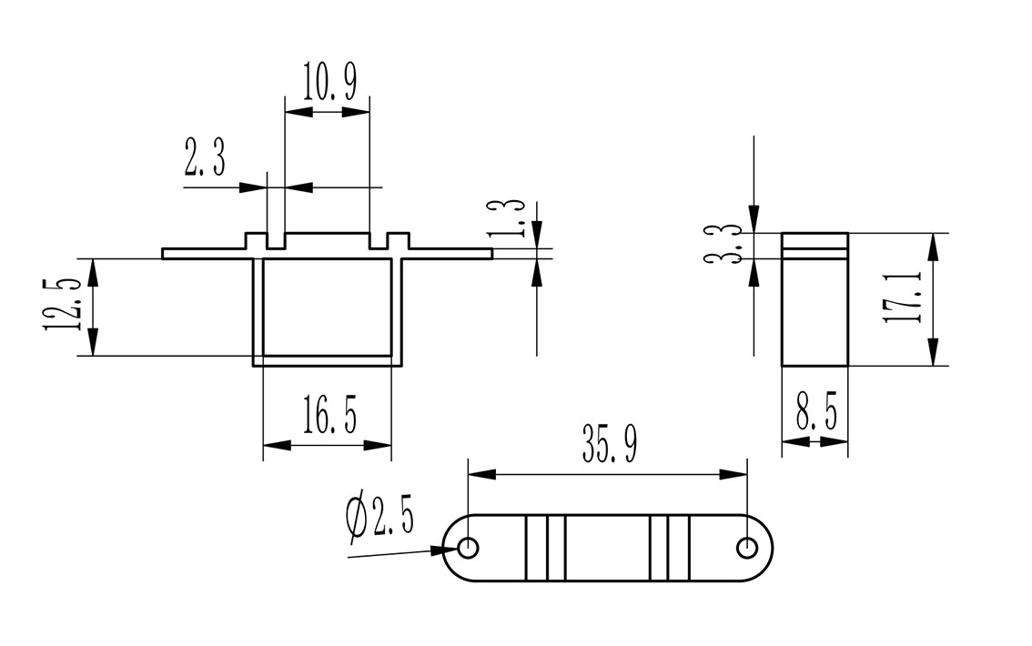 Bassline spare part- Bassline Frame Kit เฟรมโดรนใบพัด 2นิ้ว