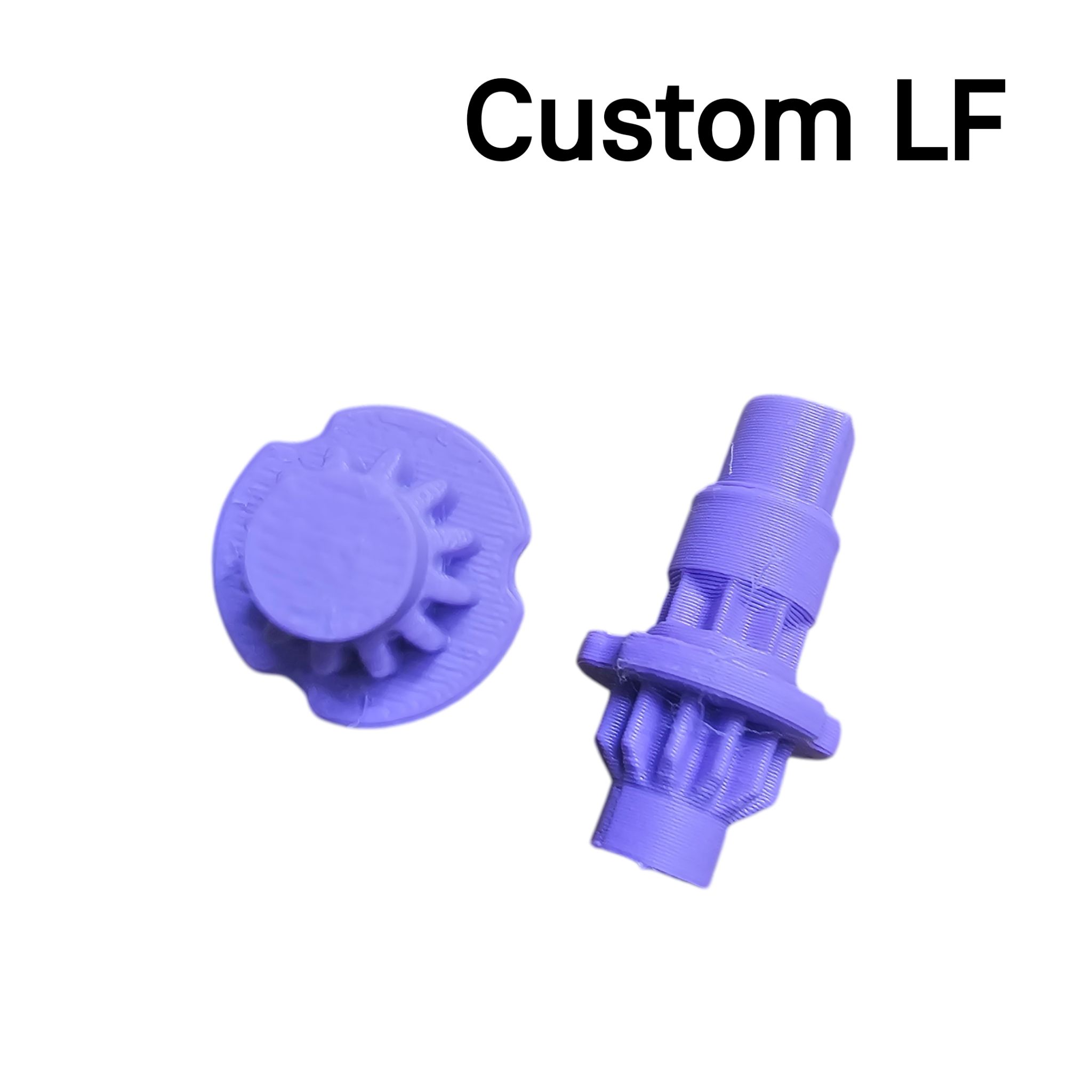 Custom Bit สำหรับ ใส่เล่น เป็นแบบปริ้น 3D ใส่เล่นได้เท่านั้น ไม่สามารถนำไปลงแข่งได้ รุ่นใหม่จะทำแต่สีม่วง เพื่อไม่ให้สับสนกับของแท้ รูปทรง และ อาการ ใกล้เคียง 90%+