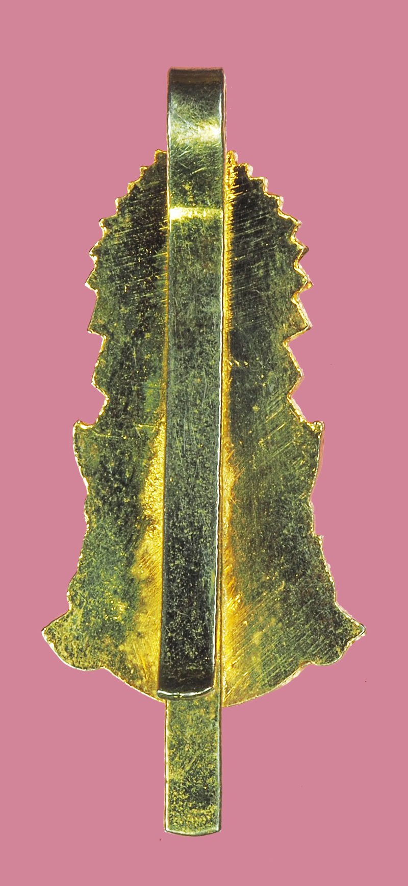 A5514 แหนบหลวงพ่อเกษม วัดม่วง อ่างทอง กระหลั่ยทอง 89