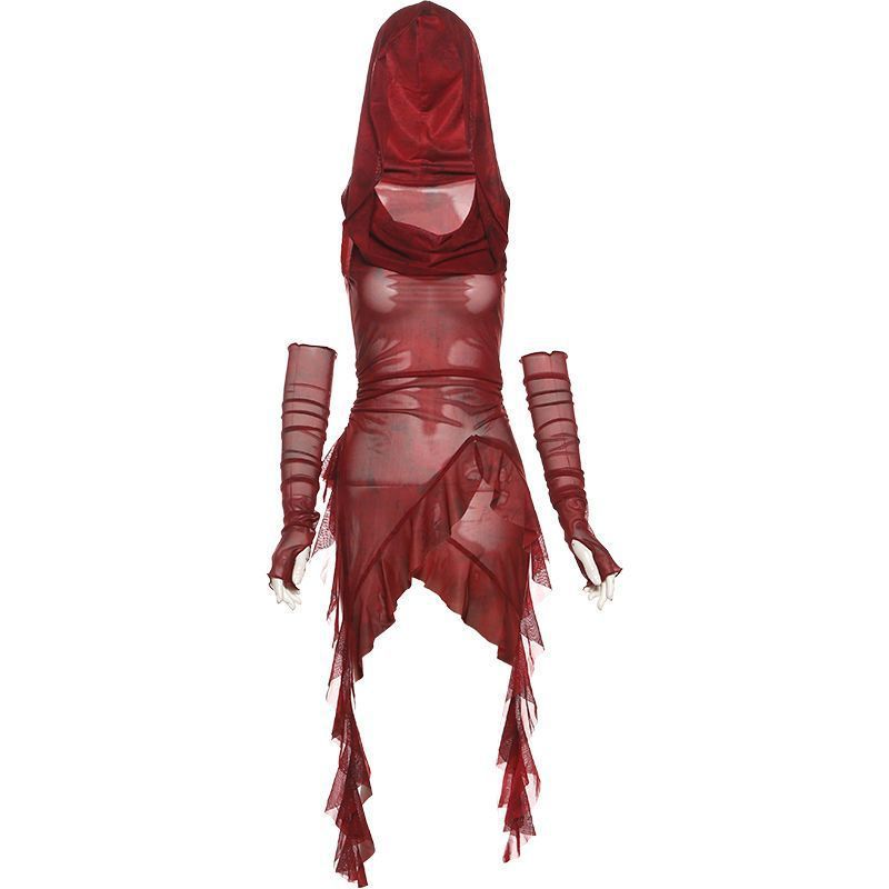 เสื้อฮู้ดแดง EDM สินค้าพร้อมส่งในไทย