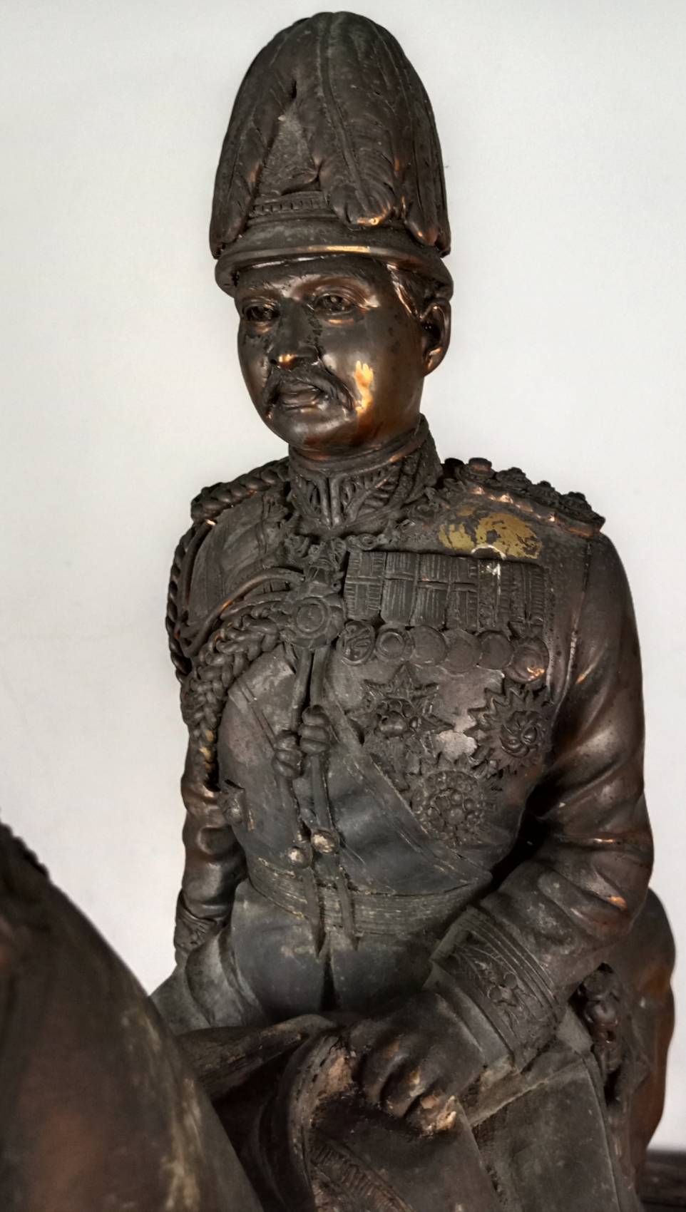 529.พระบรมรูปหล่อในหลวงรัชกาลที่ 5 พระบาทสมเด็จพระปรมินทรมหาจุฬาลงกรณ์ พระจุลจอมเกล้าเจ้าอยู่หัวทรงม้า(พระบรมรูปทรงม้า) องค์ใหญ่