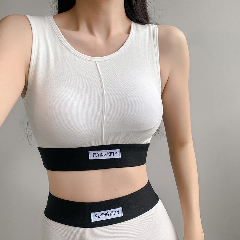 ชุดเซทสปอร์ตบรา ชุดออกกำลังกาย ชุดโยคะ เสื้อ+กางเกง เซท 2 ชิ้น (รหัส SP045/SP046)