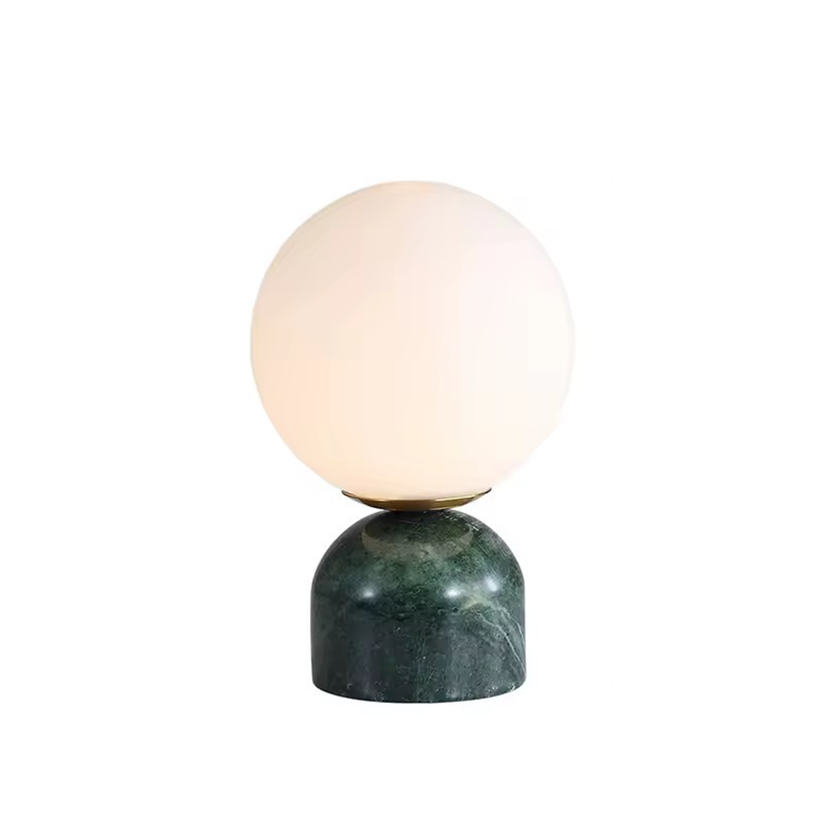 โคมไฟตั้งโต๊ะ สไตล์นอร์ดิก Nordic style table lamp Marble + glass LED E27x1