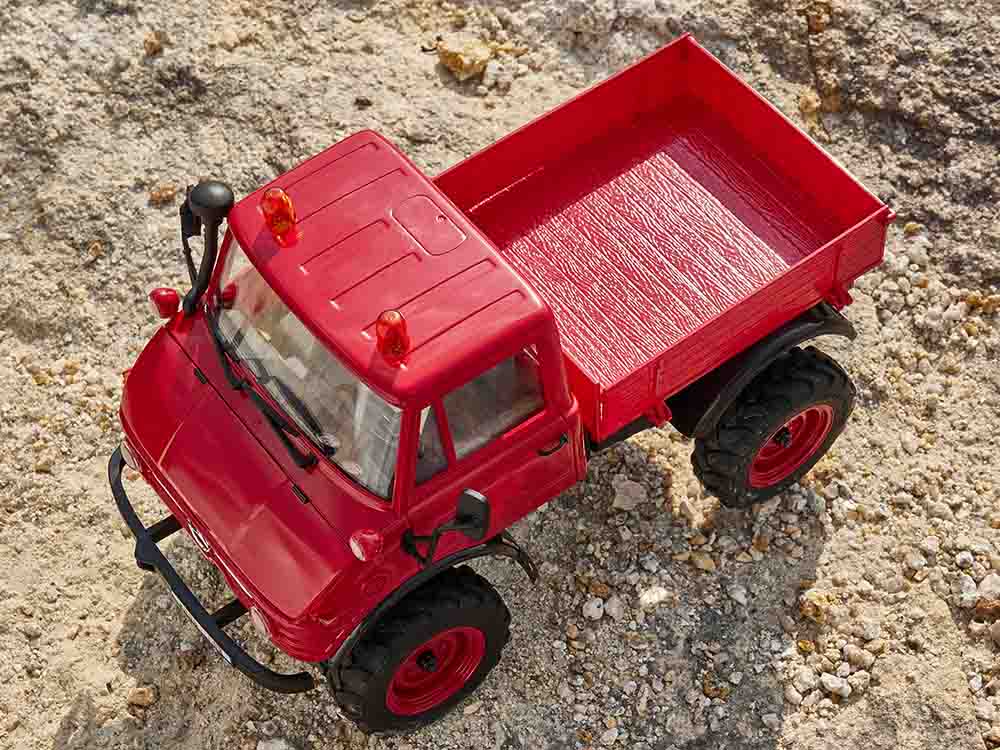 FMS 1:24 FCX24 Mercedes-Benz Unimog 421 RTR รถบังคับสเกลพร้อมเล่น ขนาด 1:24 ระบบเกียร์ 2สปีด ชุดเฟืองโลหะ