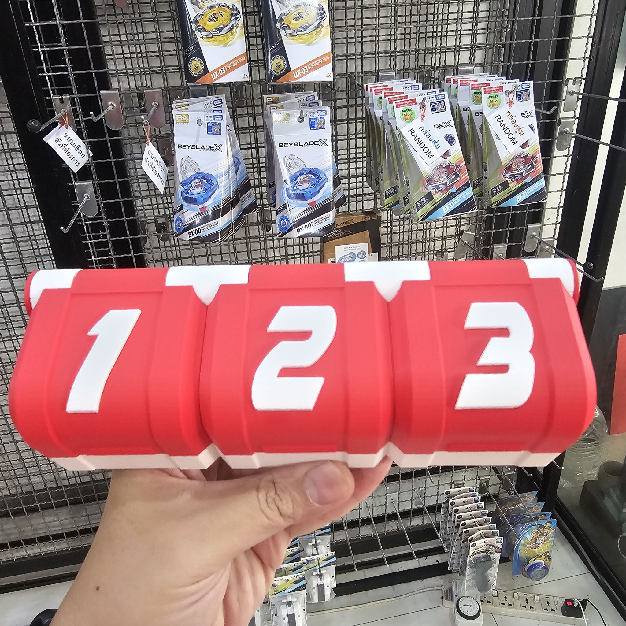 กล่อง 3on3 Deck Case : "Custom X" ผลิตจากพลาสติก PLA 3D Print ด้วยเครื่องที่ทันสมัยที่สุด สามารถเลือกสีได้ ฝาปิดแม่เหล็ก แยกช่องอิสระ