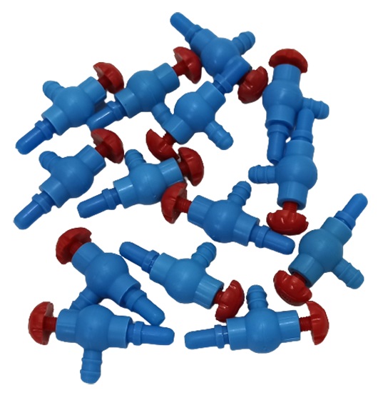 วาล์วปรับลม TIP ยกถุง (วาล์วปรับลมใช้ควบคุมแรงลม สำหรับเสียบสายยางเลี้ยงปลาขนาด 4-5 มม)