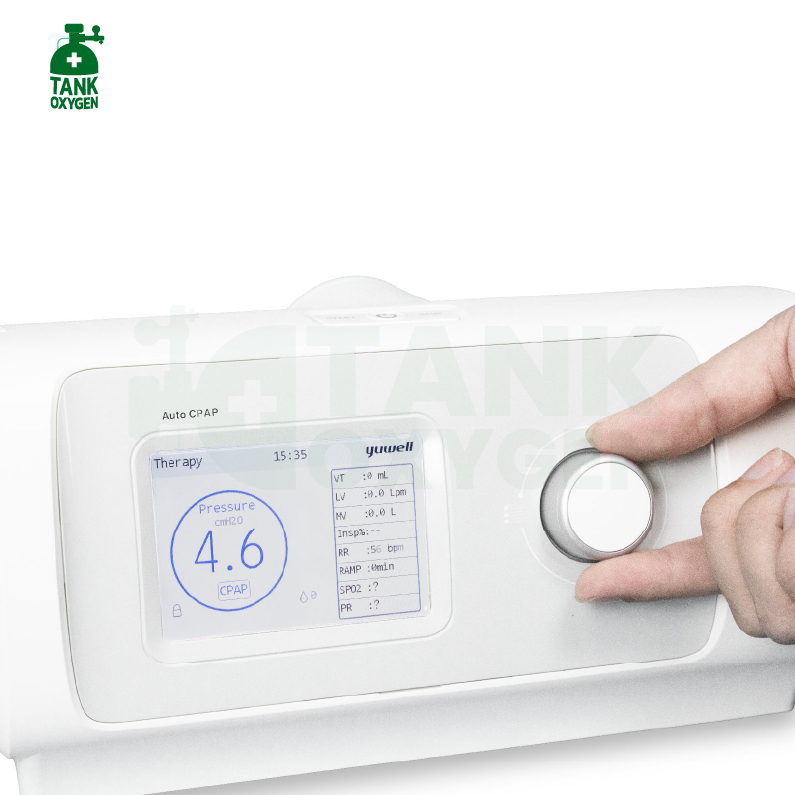 Yuwell รุ่น YH-450(สีขาว) เครื่องช่วยหายใจชนิดแรงดันบวกต่อเนื่องแบบปรับแรงดันอัตโนมัติ (Auto Cpap) รับประกันศูนย์ไทย 3 ปี