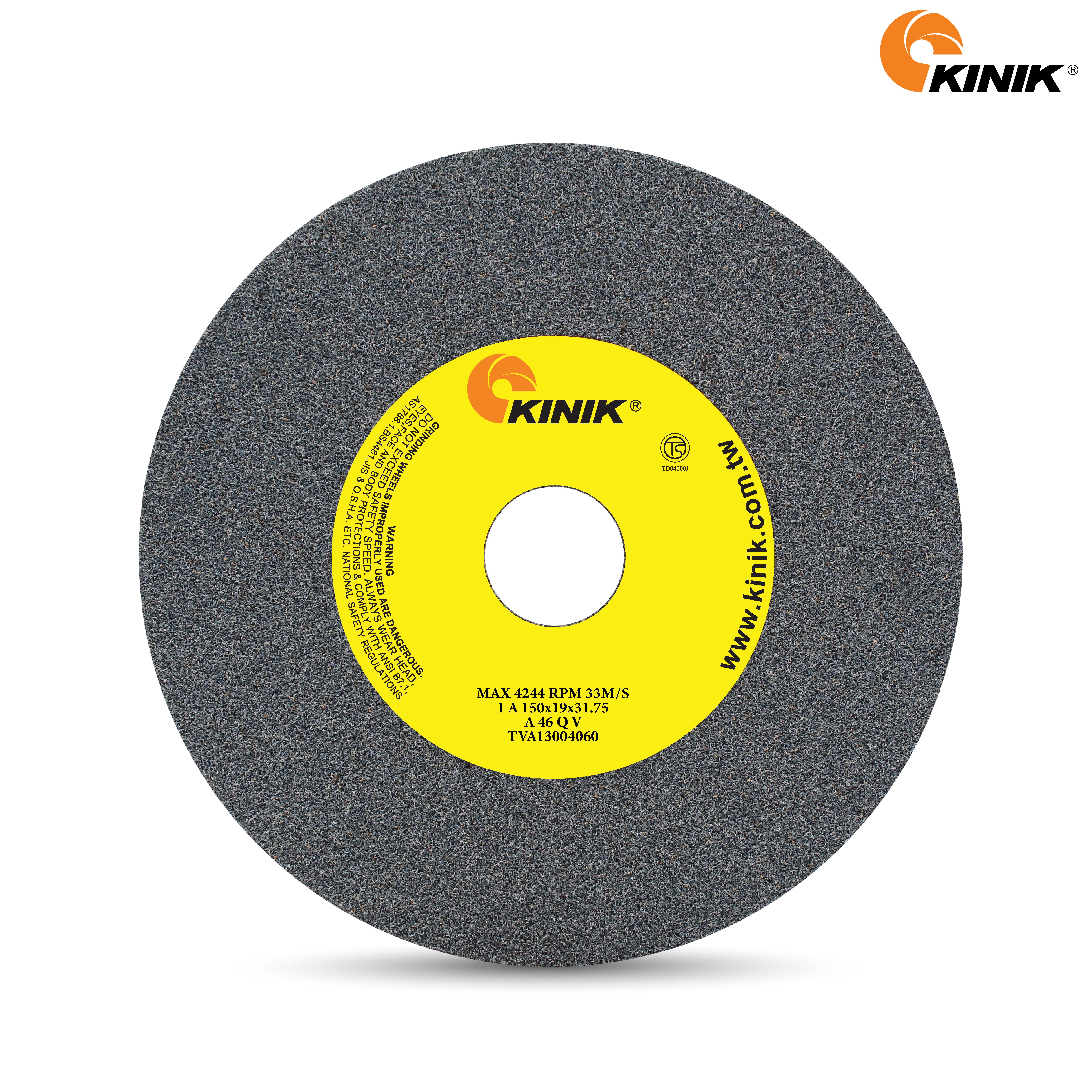 หินเจียร KINIK A46QV1A 150x19x31.75 mm.