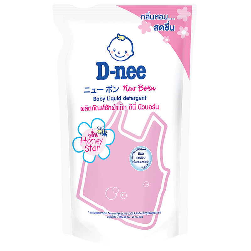 8851989060309 D-nee น้ำยาซักผ้าเด็ก 550มล. / ชมพู