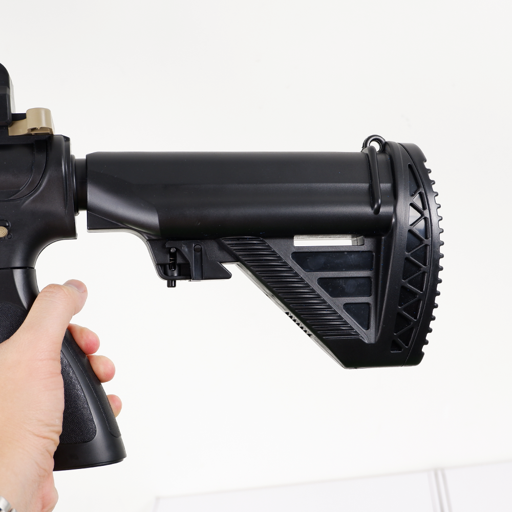 (21)M416 สีดำ ปืนเจลไฟฟ้า ของเล่น ยิงรัวได้ ชักยิงได้