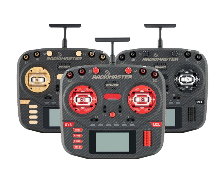 Boxer Max Radio Controller (M2) AG01 hall gimbals ELRS สีทอง สีแดง สีดำ