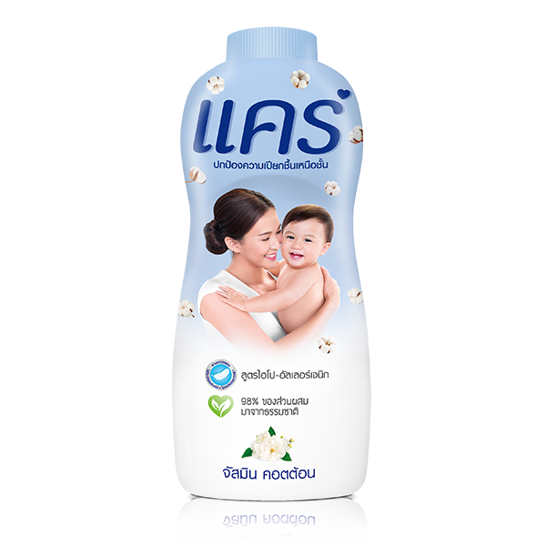 8850006593462 380g แป้งแคร์เด็ก กลิ่นจัสมินคอตต้อน/ฟ้า