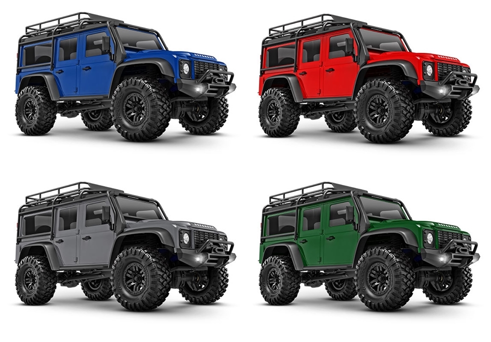 Traxxas 1/18 TRX-4m RTR with Land Rover Defender Body รถสเกลพร้อมเล่น อุปกรณ์ครบ ตัวรถ รีโมท แบต ที่ชาท ครบชุด พร้อมบัตรสมาชิก