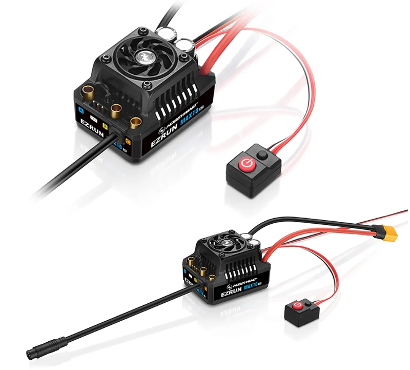 Hobbywing MAX10 G2 Sensored Brushless ESC 80A 2-3S for 1/10 RC Car Truck