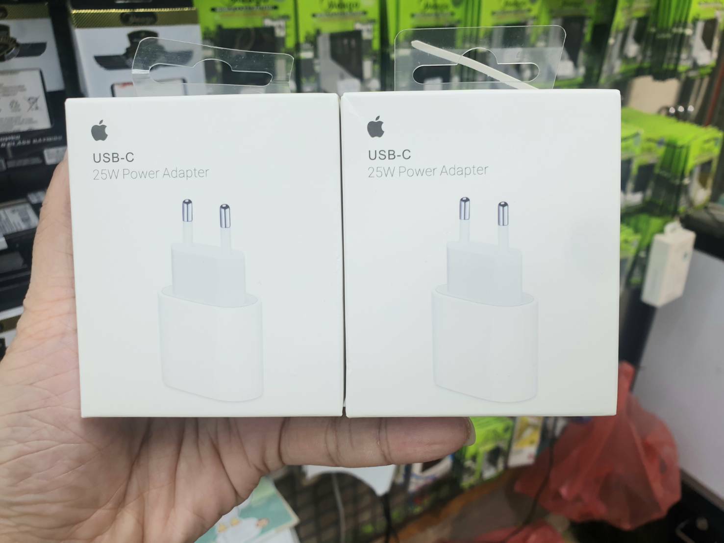 หัวชาร์จ Iphone 25W (USB-C)ขากลม