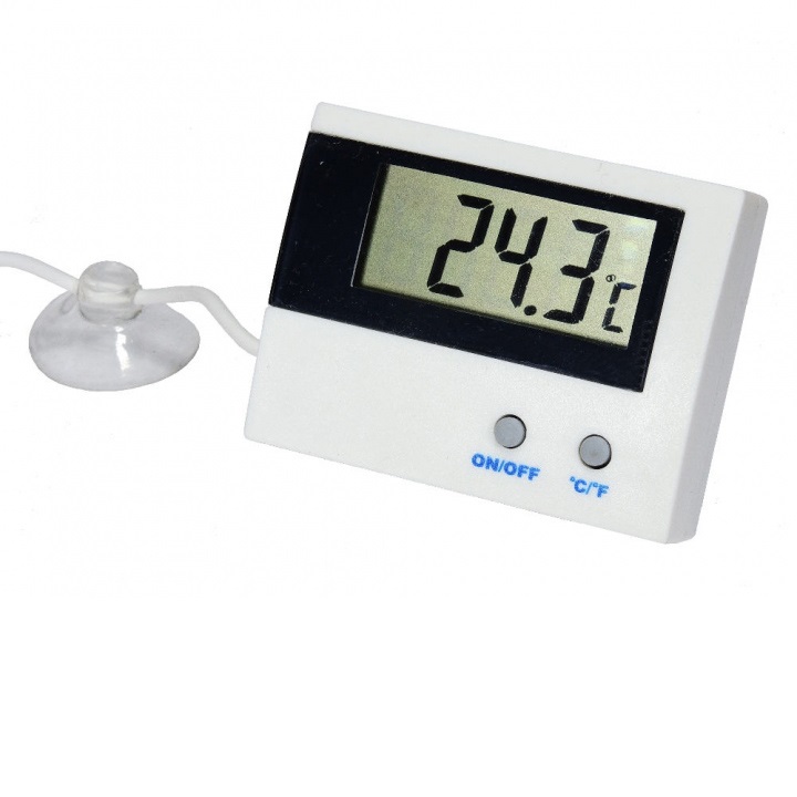 Digital Thermometer ST-1A(เทอร์โมมิเตอร์ดิจิติล สำหรับวัดอุณหภูมิในตู้ปลา ตู้แช่ อุณหภูมิห้อง อุณหภูมิน้ำ)