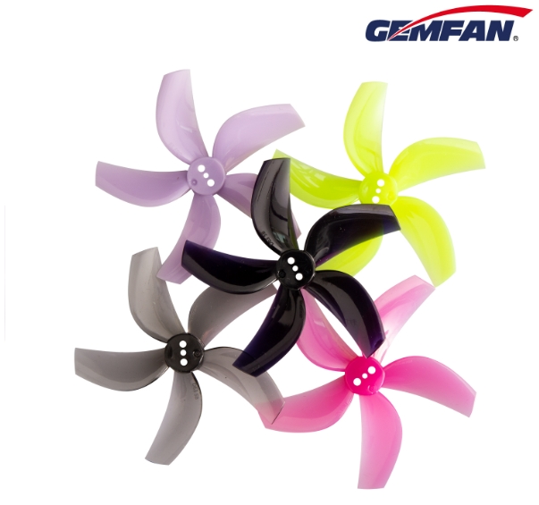 Gemfan D63 2530-5 3Inch Ducted 5 Blade Prop รูแกน 1.5mm 1ถุง 8ใบ สุ่มสี