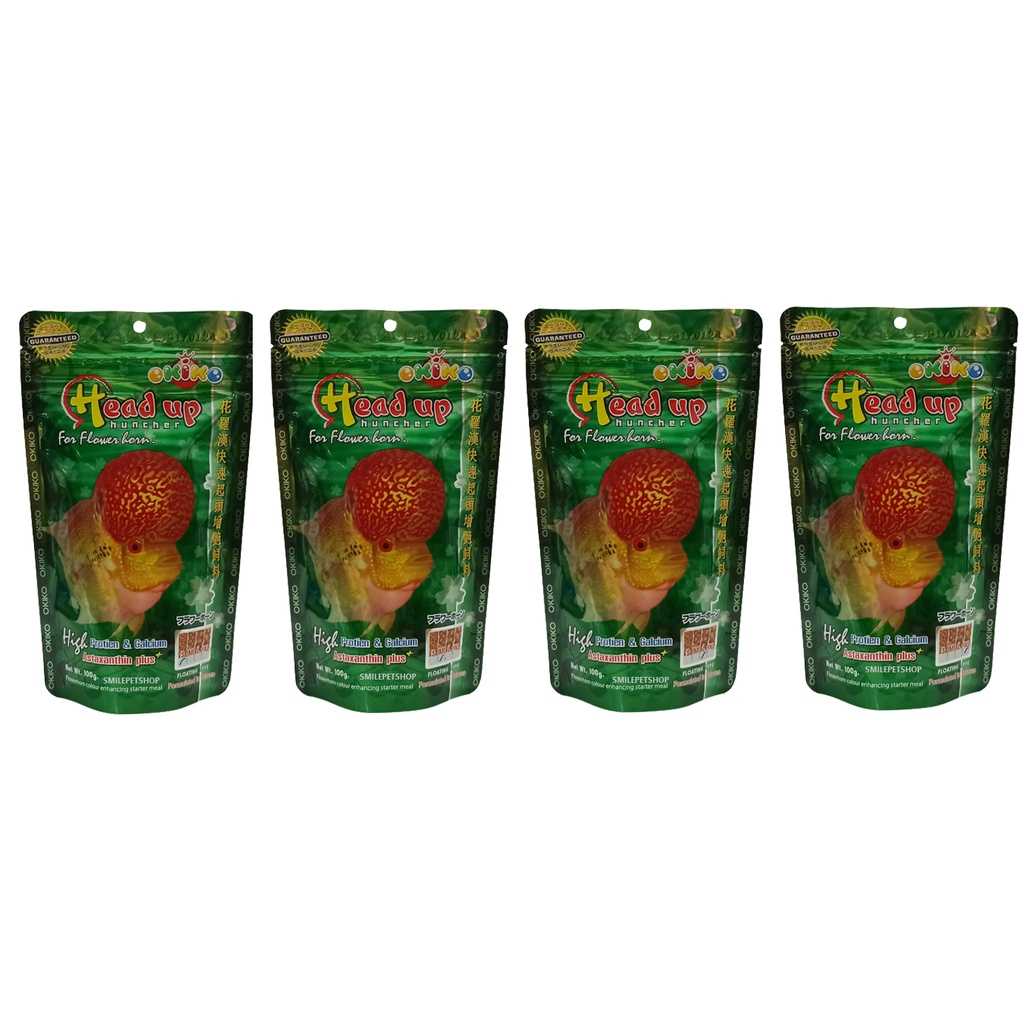 OKIKO HEAD UP (อาหารปลาหมอสี สูตรเร่งโหนก และสี)