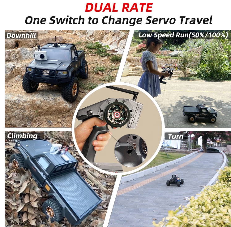 Radiolink RC6GS V3 - 2.4GHZ 7CH with R7FG Receiver รีโมท รถ เรือ พร้อมรีซีฟ กันน้ำ มีไจโรในตัว คลื่นไกล พร้อมส่งข้อมอูลแบต มาบอกที่รีโมทได้